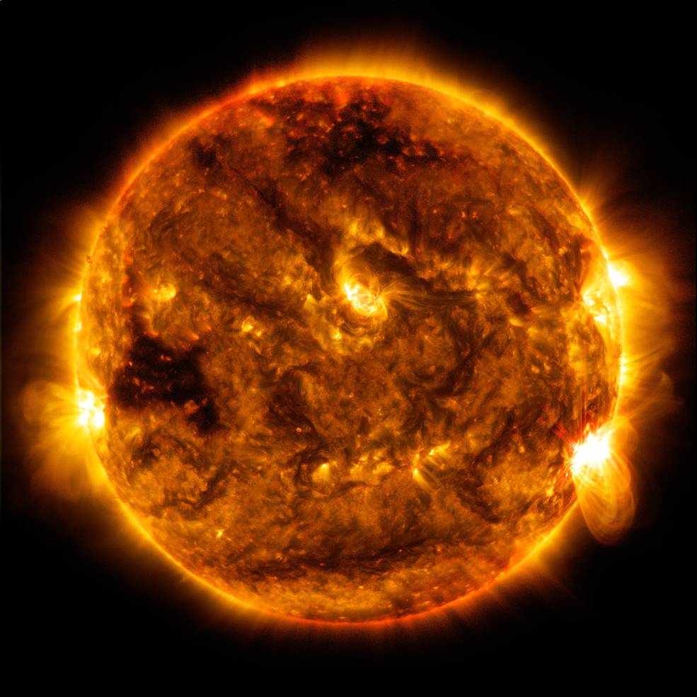 NASA's SDO Sees Sun Emit Mid-Level Flare Oct. 1 | NASA Solar System  Exploration